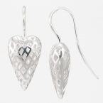 Woven Heart Earrings (small)